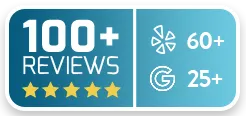100+ reviews, 5 stars